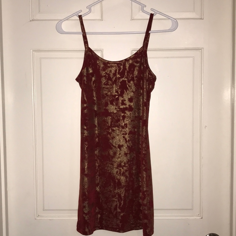 BKE Red and Gold Tank Top